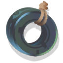 old tire