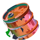 rusty barrel
