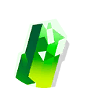 glowing cristal